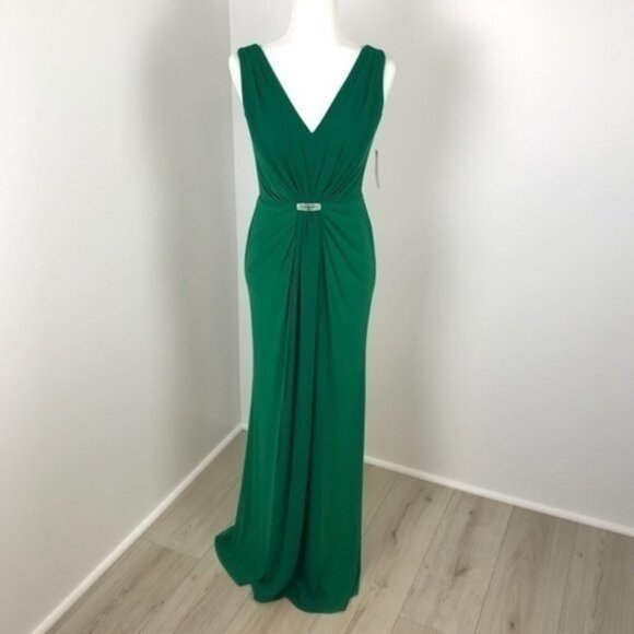Ralph Lauren Sleeveless Rhinestone Gown Size 0